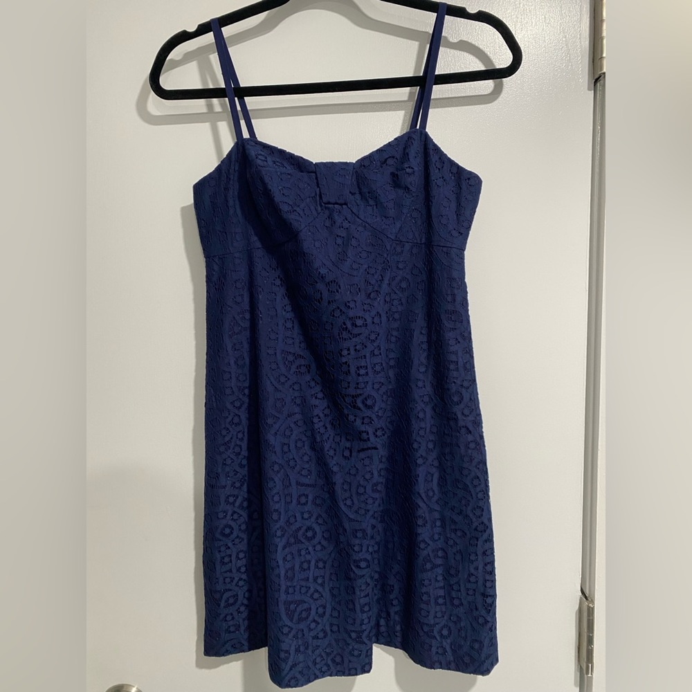 Lilly Pulitzer Karina dress navy. Size 0